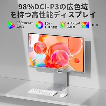 Amazon.co.jp: cocopar モニター 27インチ 4K Macピッタリ USB-C接続