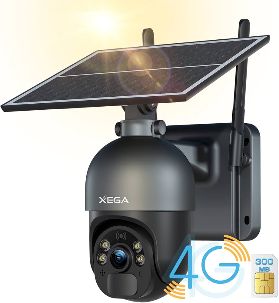 Amazon.co.jp: 【 WiFi不要・4G LTE 】 XEGA 防犯カメラ 屋外 ソーラー