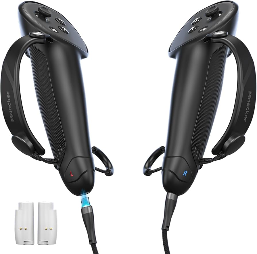 Amazon.co.jp: Maecker 充電コントローラーグリップ Quest 3S 用 Quest