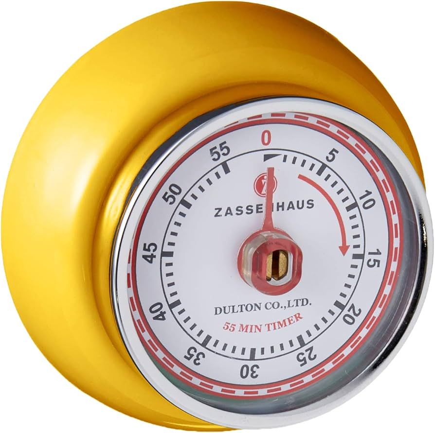Amazon.com: Zassenhaus Magnetic Retro Kitchen Timer, Classic