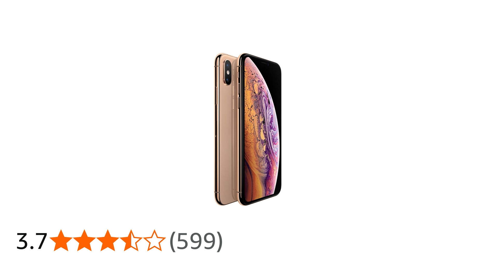 Amazon | 【整備済み品】 Apple iPhone XS 256GB ゴールド SIMフリー