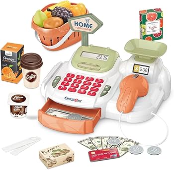 Amazon | Ladruph 36点 おままごとセット レジスターおもちゃ お店屋