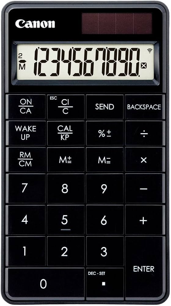 Amazon | キヤノン テンキー電卓 X Mark I KRF ブラック | ビジネス