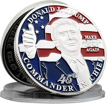 Amazon.co.jp: ドナルド・トランプ記念コインメタルメダル 第47代