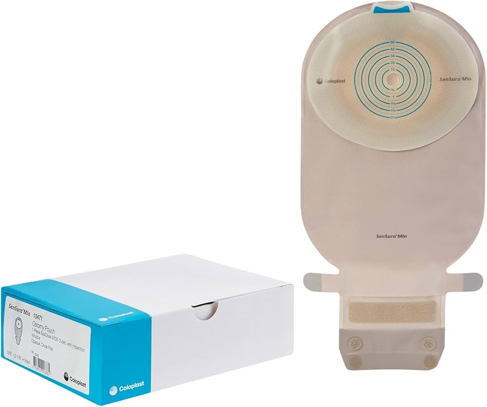 Amazon.com: Mio 1-Piece Wide Outlet Drainable Pouch Maxi with