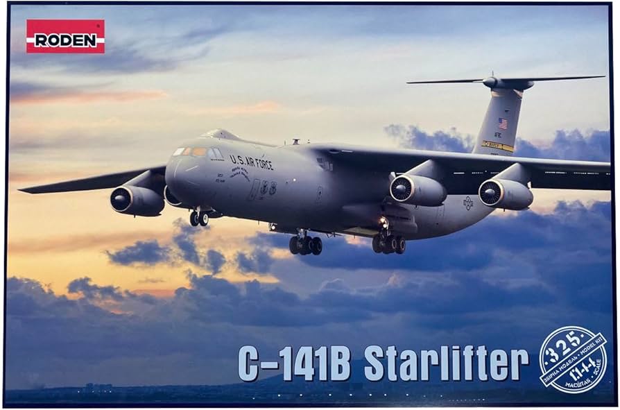 Amazon | New Roden 1/144 Lockheed C-141b Starlifter 325