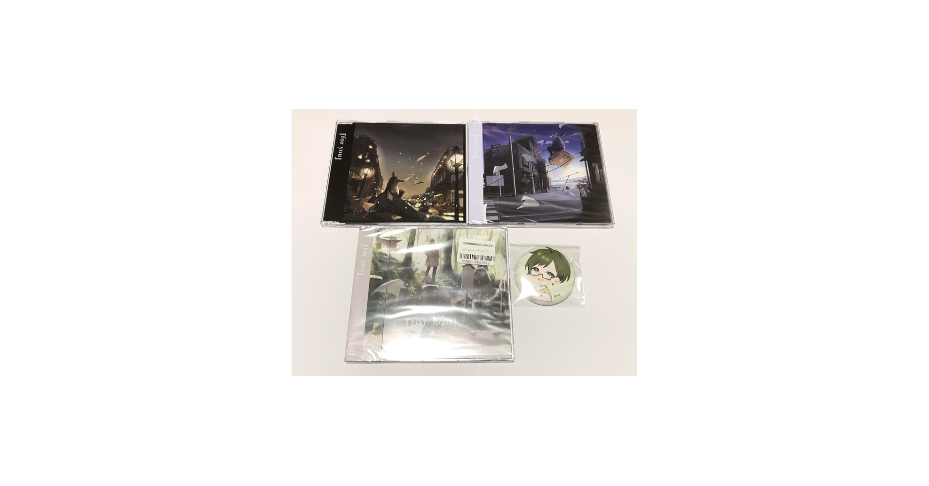 Amazon.co.jp: for you 声だけでグッ 冬コミ 歌い手 CD Bee 缶バッジ