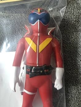 Amazon.co.jp: 超人怪人工房 アカレンジャー ソフビ 秘密戦隊