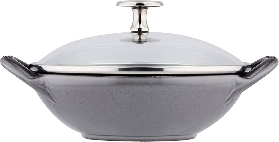 Amazon｜【アウトレット】 staub ストウブ 「 ベビー ウォック グレー