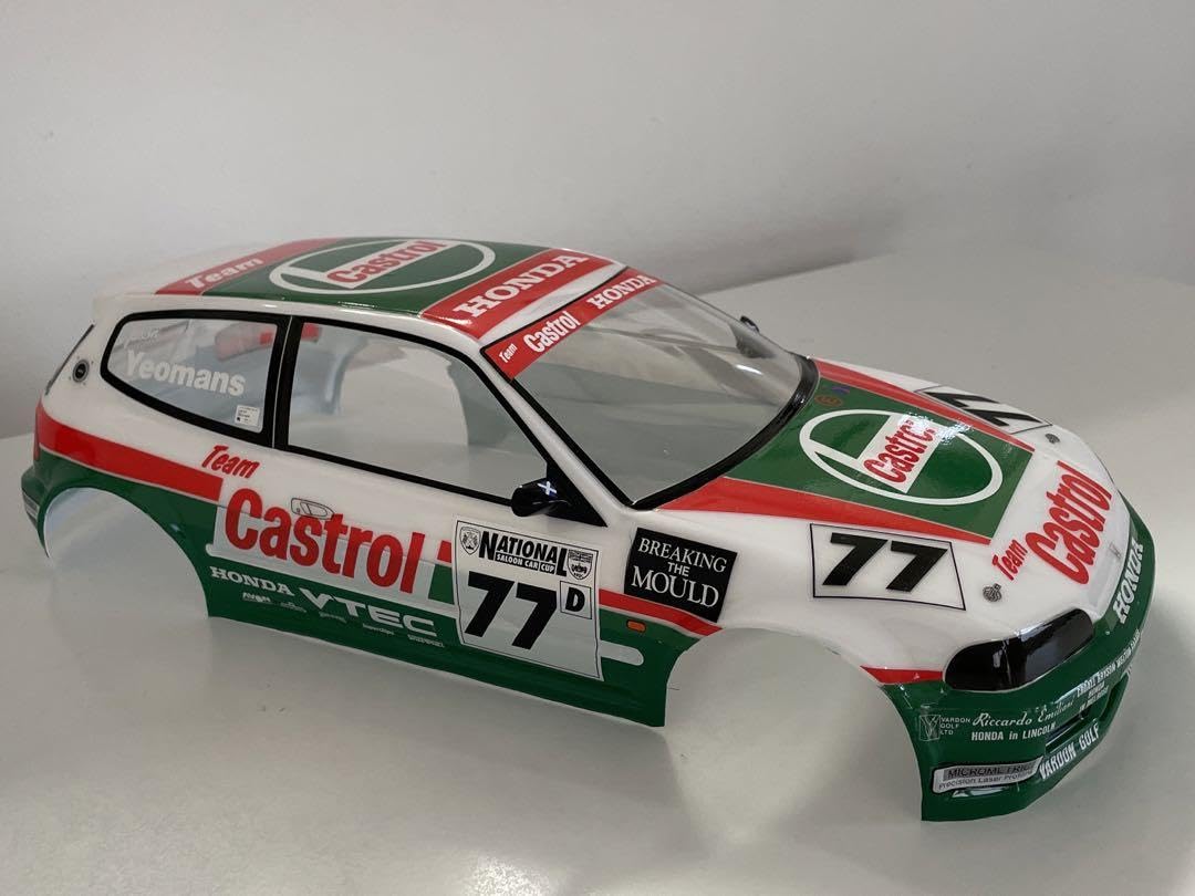 Amazon | タミヤ ラジコン ボディ カストロール シビック | ラジコン