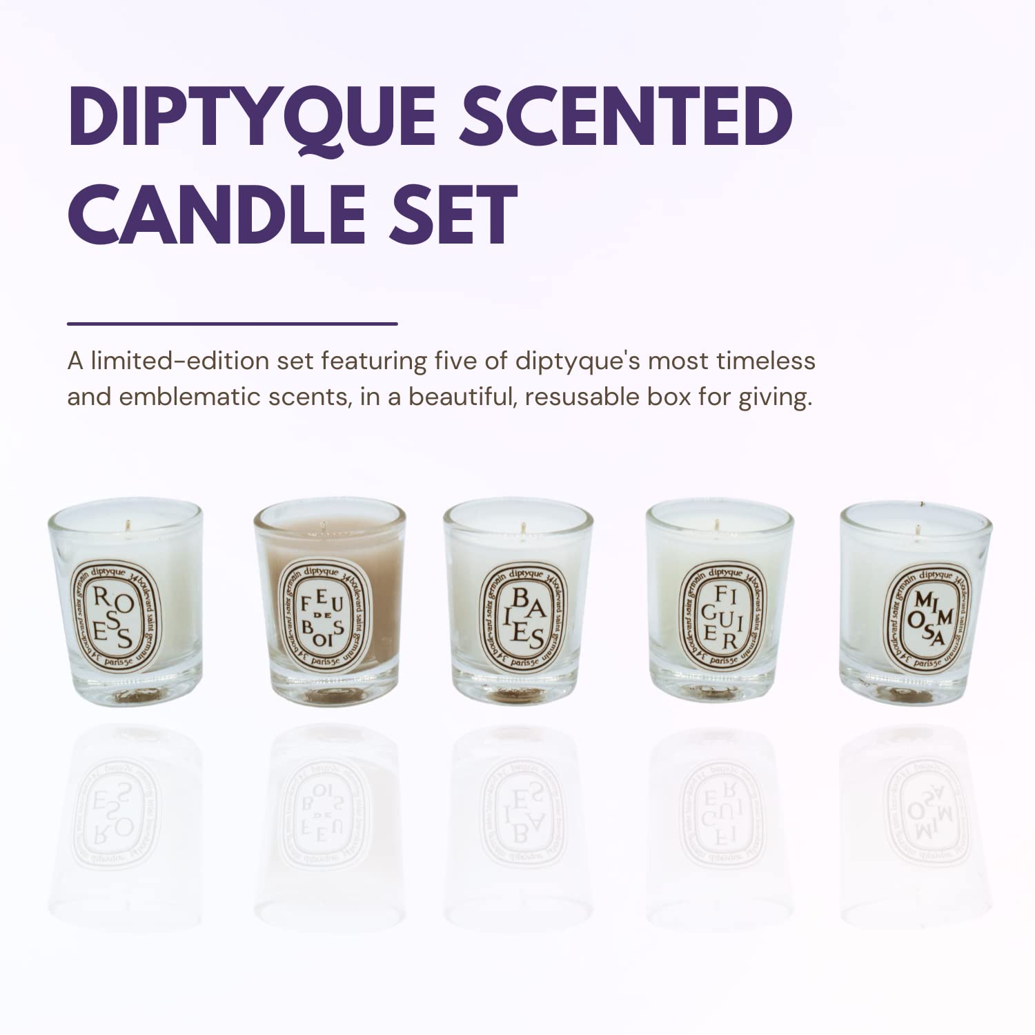 Amazon.co.jp: Diptyque 5個セット ホームアロマテラピーワックス