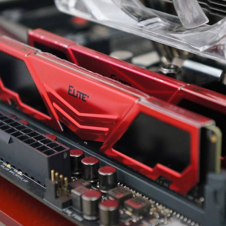 まる Team DDR4 3200MHz メモリー 16GBx2 レッド まる Team DDR4