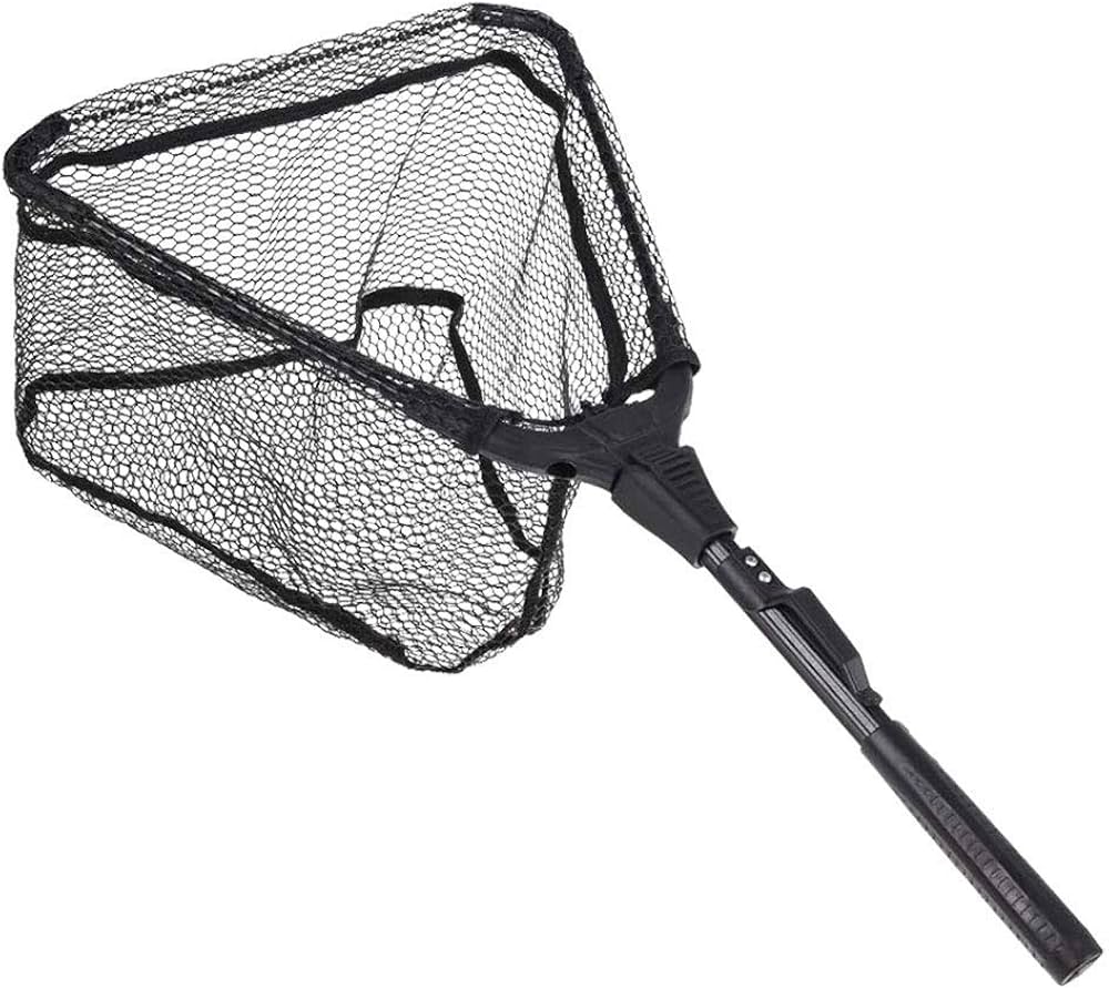 Amazon | zxbaers 釣りネット 折りたたみ式 釣りランディングネット