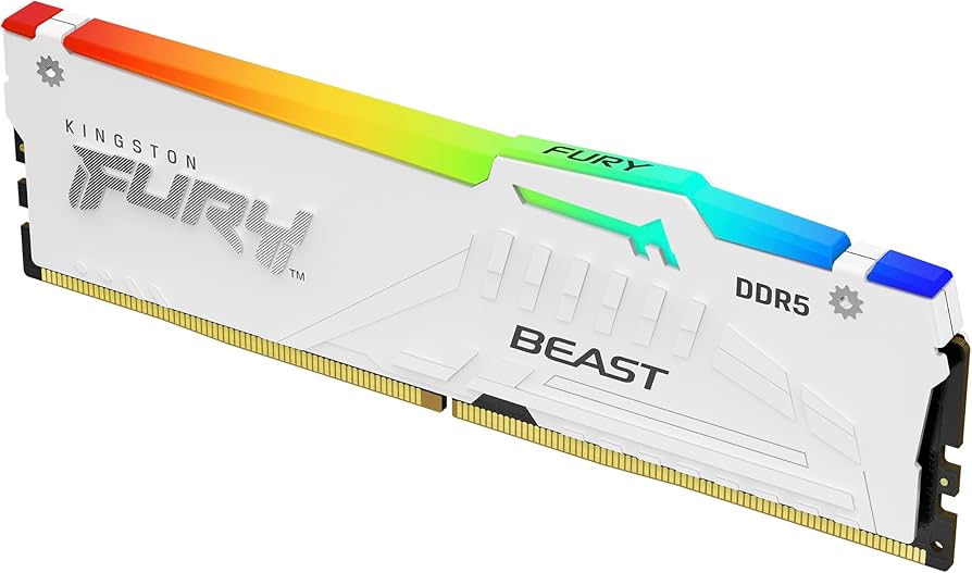Kingston Fury Beast White RGB EXPO 64GB 6400MT/s DDR5 CL32 DIMM