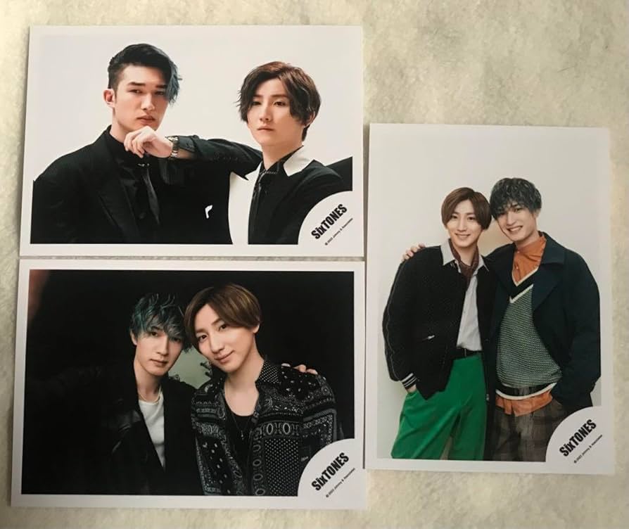 Amazon.co.jp: SixTONES 公式写真 京本大我 ジェシー 2ショット