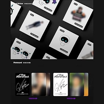 Amazon.com: JIN of BTS - [The Astronaut] (VERSION 01) Out Cover +