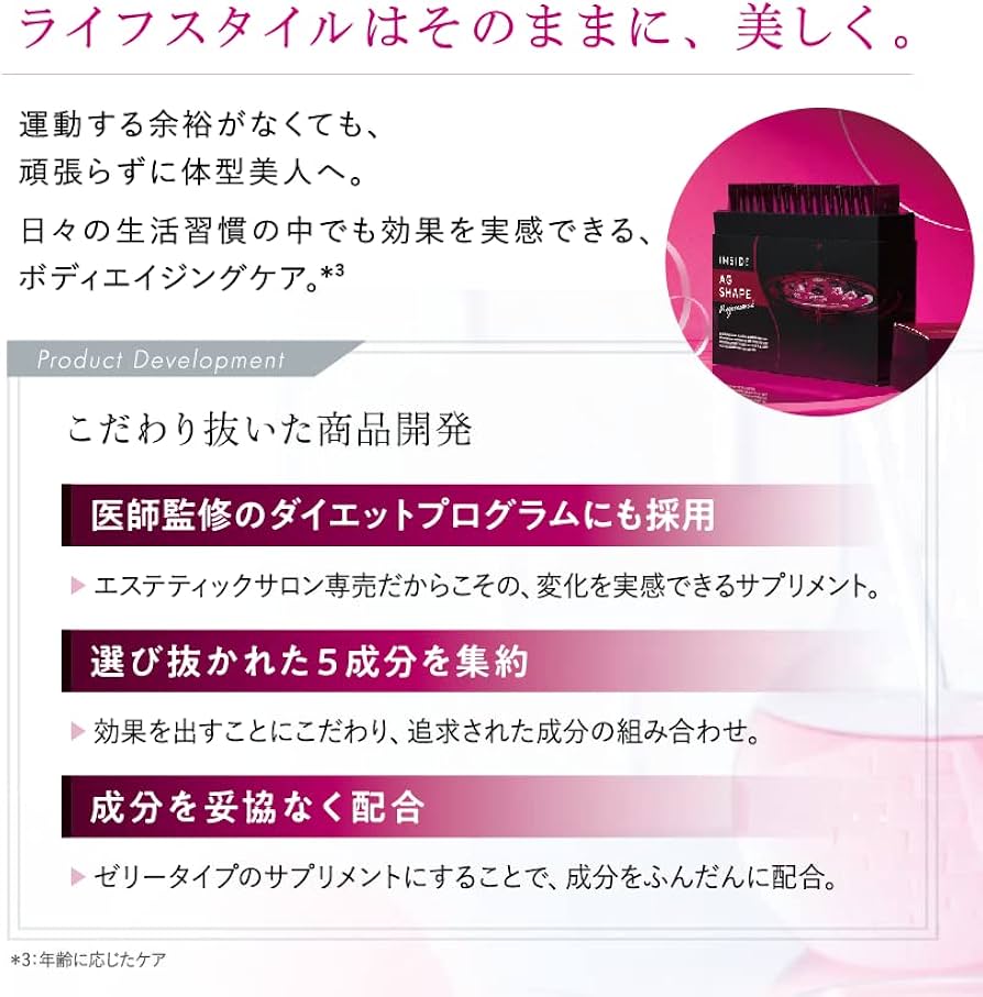 Amazon | メソシューティカル インサイド AGシェイプ