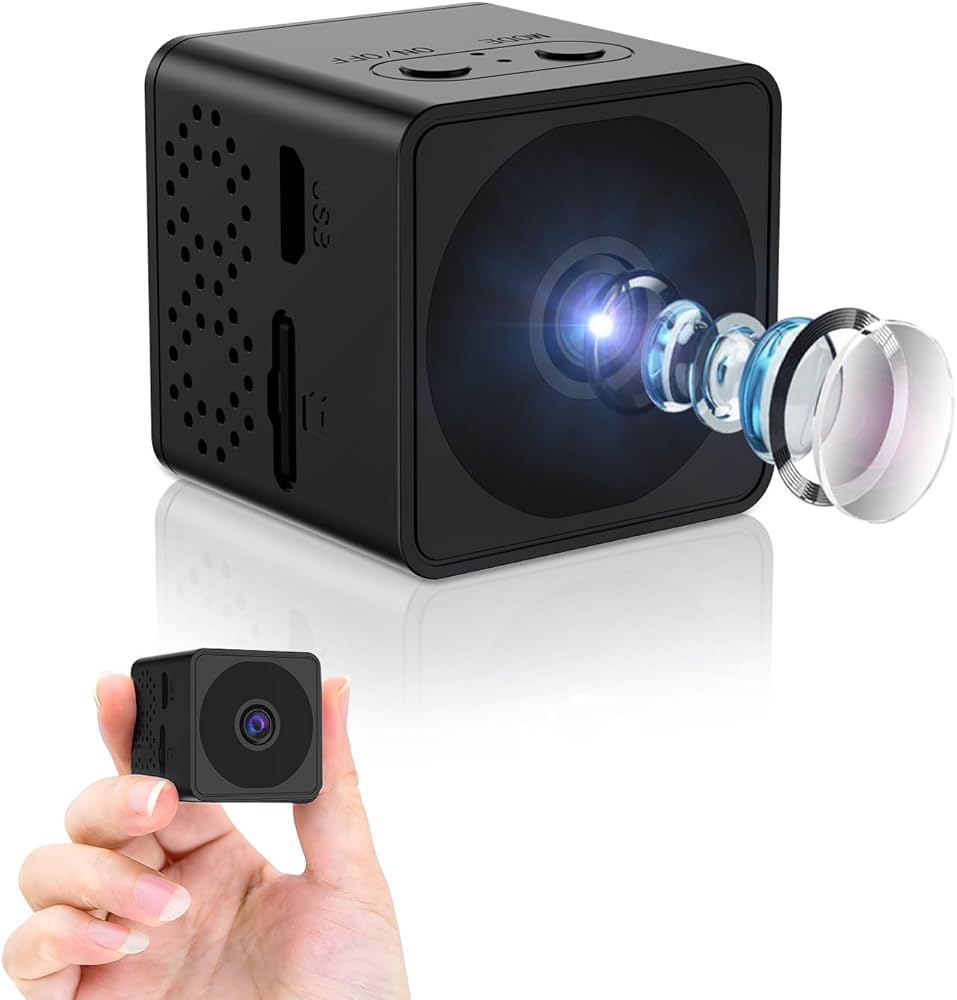 Amazon.co.jp: 2024 64GBカード付き 小型カメラ 隠しカメラ 1280*720