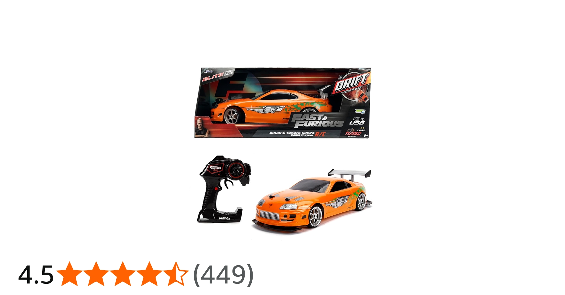 Amazon.co.jp: Jada Toys Fast & Furious 1:10 Toyota Supra Remote