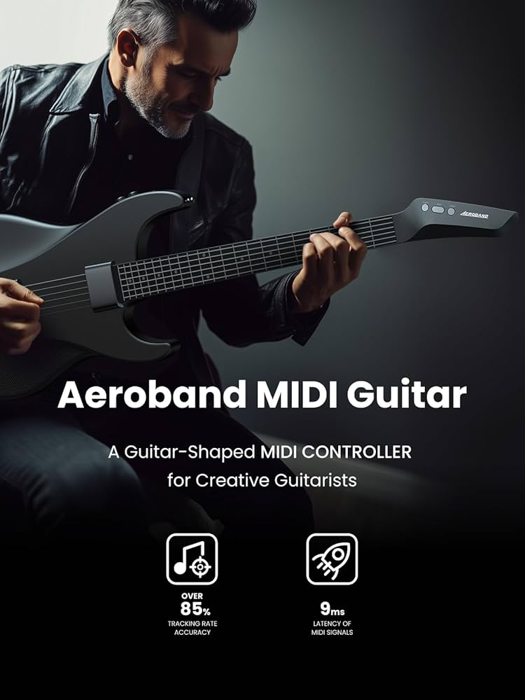 Amazon | AeroBand Guitar AeroBand MIDIギター、ギターシェイプMIDI