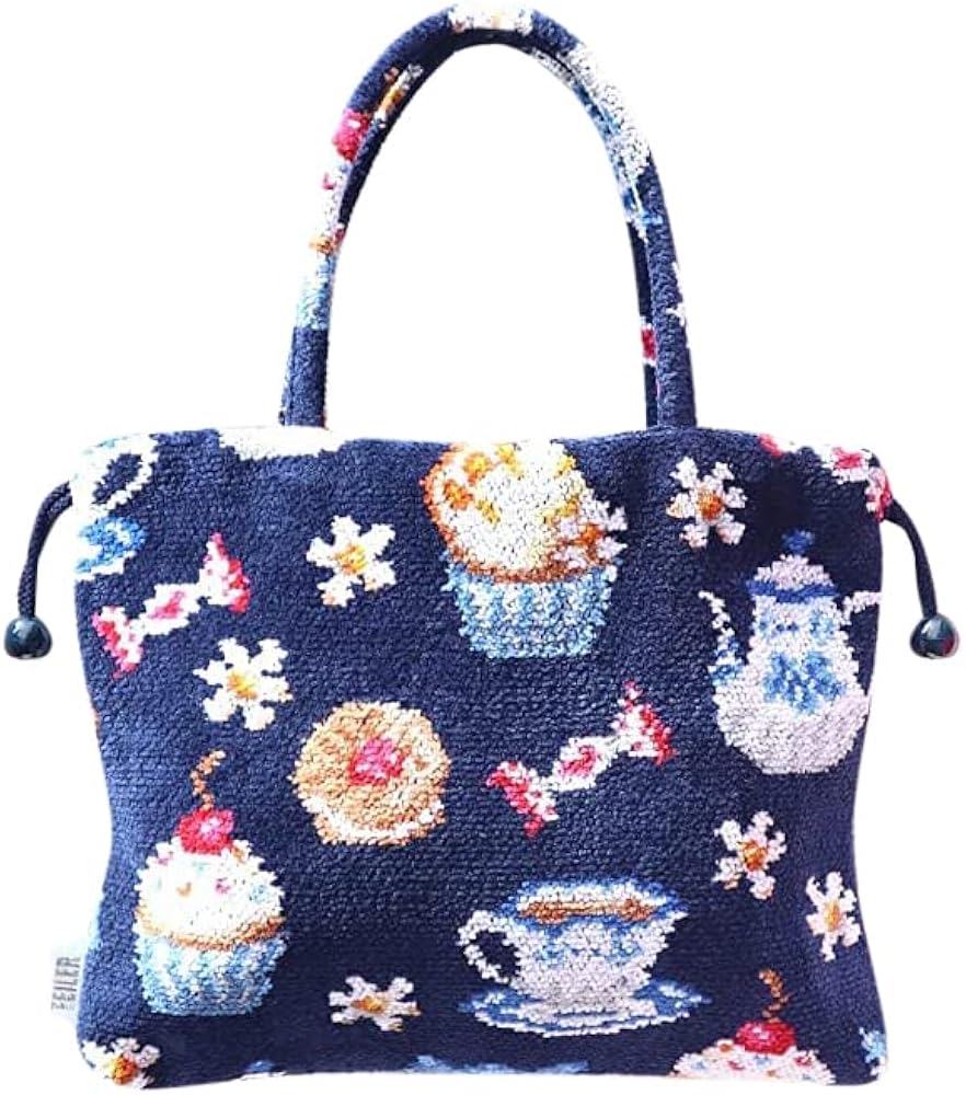 Amazon | [フェイラー] スウィートトリート （柄名） 手付き巾着