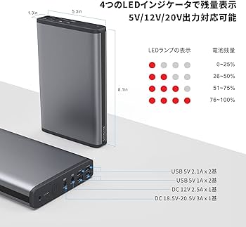 Amazon.co.jp: MAXOAK バッテリー パソコン 185Wh MAXOAK 50000mAh