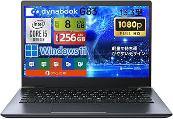 Amazon.co.jp: 【整備済み品】東芝 軽量 ノートパソコン dyna book G83