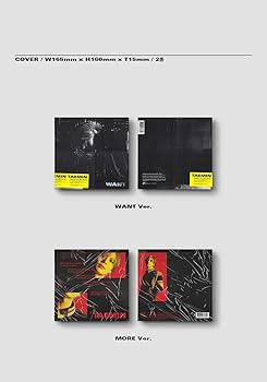 K-POP SHINEE TAEMIN - 2nd Mini Album [Want] (More version) Music