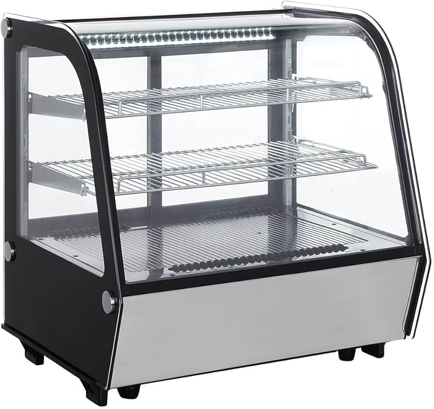 Amazon | Hijiru 卓上冷蔵ショーケース120L【HJR-UTK120】 ケーキ屋や