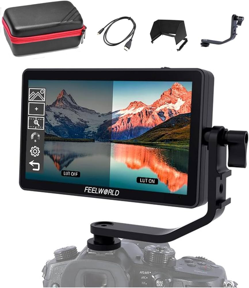 Amazon | FEELWORLD F6 Plus V2 6インチ4Kカメラビデオ モニター