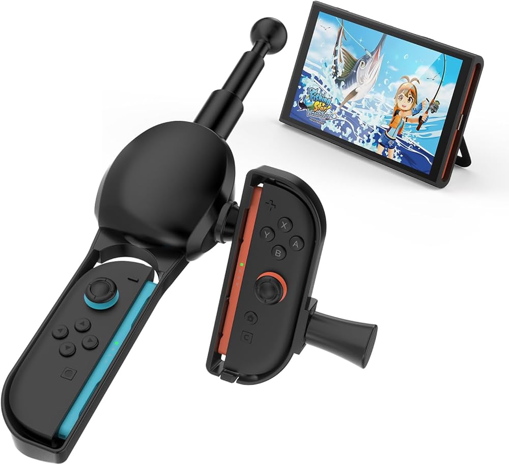 Amazon.co.jp: EJGAME Switch 2 専用 Joy-Con 2釣り竿 フィッシング