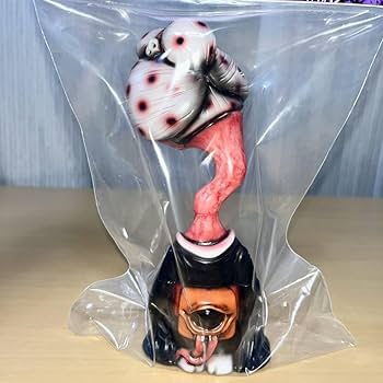 Amazon.co.jp: かっこわらい雑貨店 さちこ 黒 赤 縦線 目 妖怪