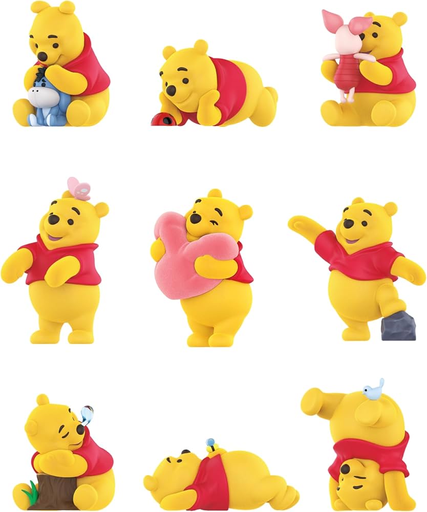 Amazon.co.jp: 52TOYS BLINDBOX ディズニー のんびりプーさん 8個入り