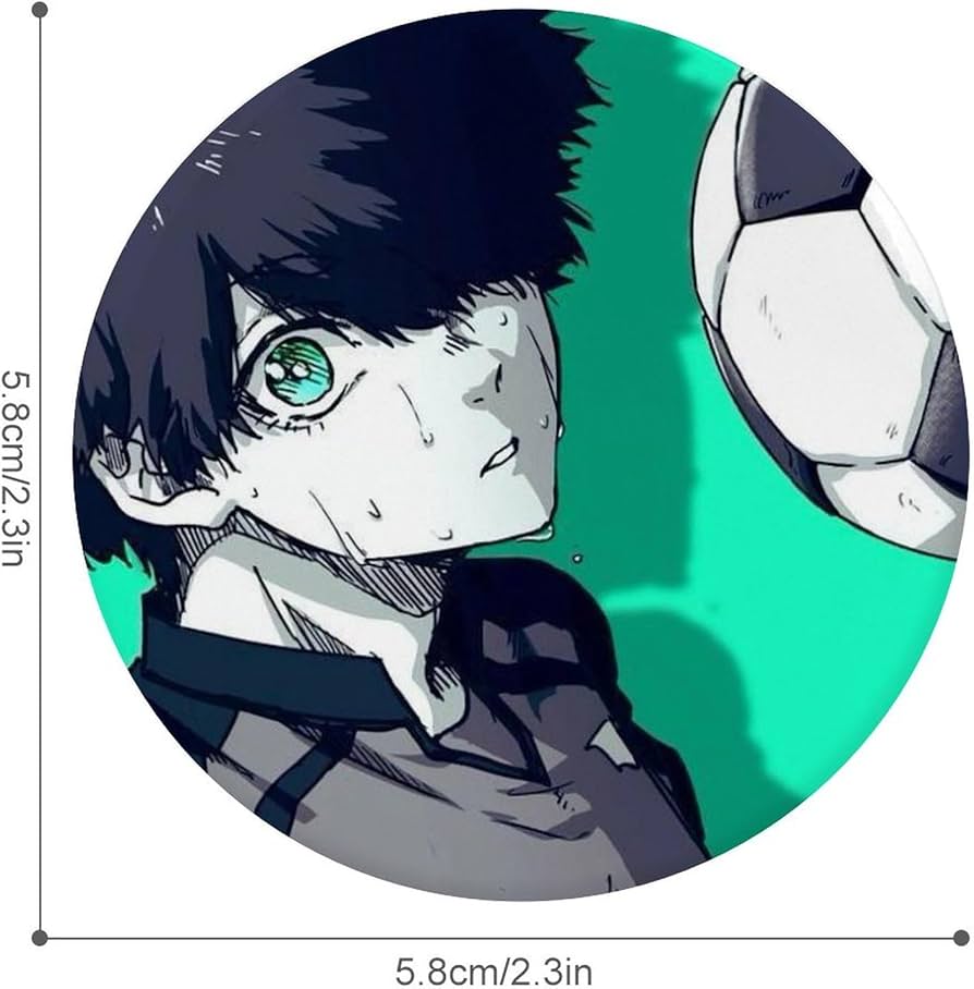 Amazon.co.jp: ブルーロック 二子 一揮 缶バッジ ばね針式 同人グッズ