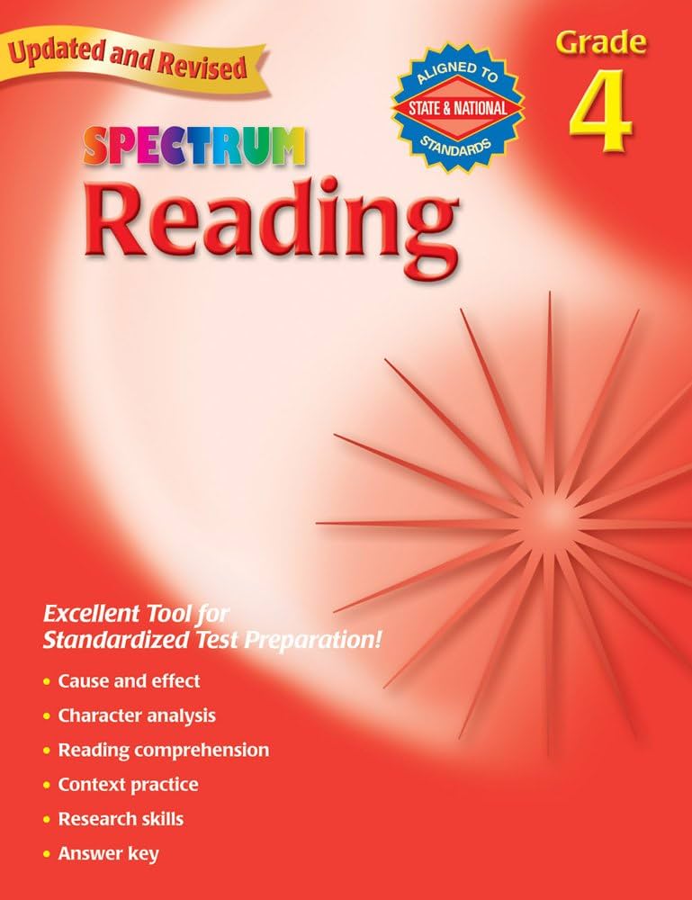 Reading, Grade 4 (Spectrum): Spectrum: 9780769638645: Amazon.com