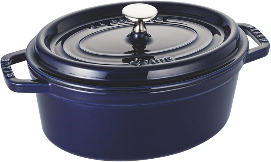 Amazon｜staub ストウブ 「 ピコ ココット オーバル グランブルー 23cm