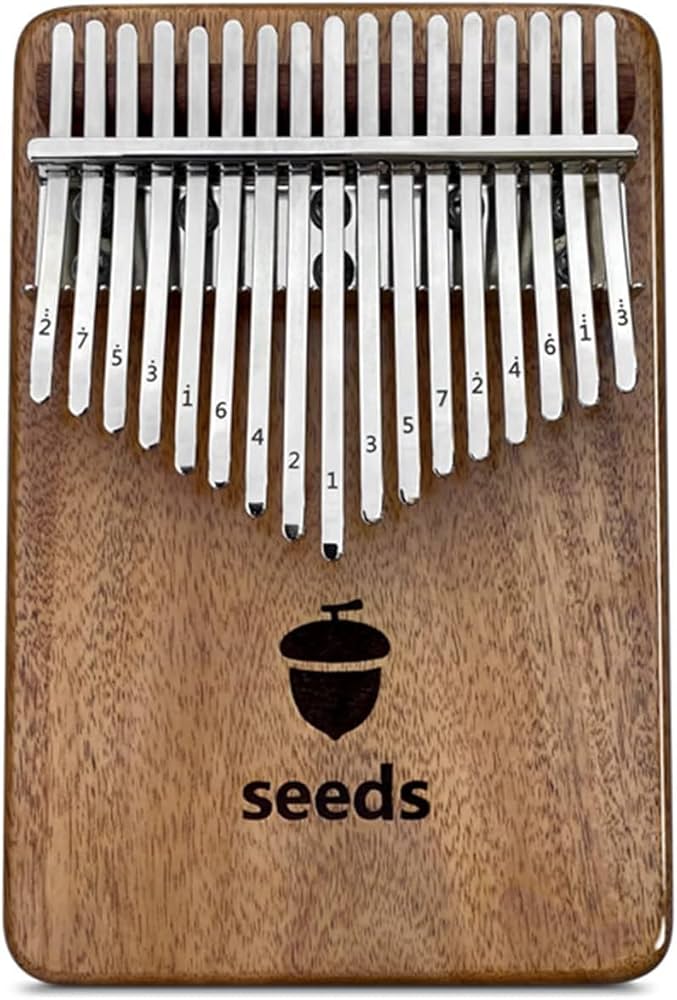 Amazon | seeds カリンバ 17キー 軽量 親指ピアノ 初心者セット (相思