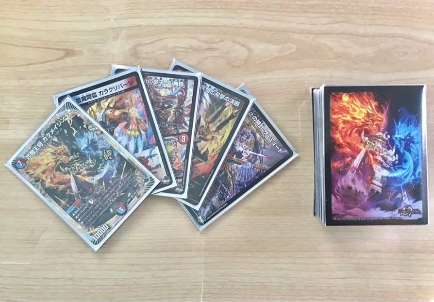 Amazon.co.jp: 赤青マジック デッキ 構築済み メイン40 二重スリーブ