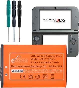 Amazon.com: Pickle Power 3DS Battery, CTR-003 Battery for Nintendo