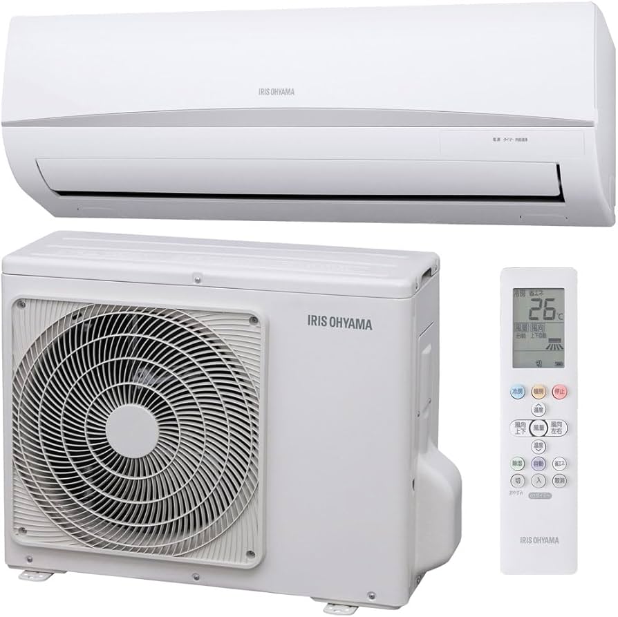 Amazon | アイリスオーヤマ エアコン 6畳 内部清浄 ルームエアコン