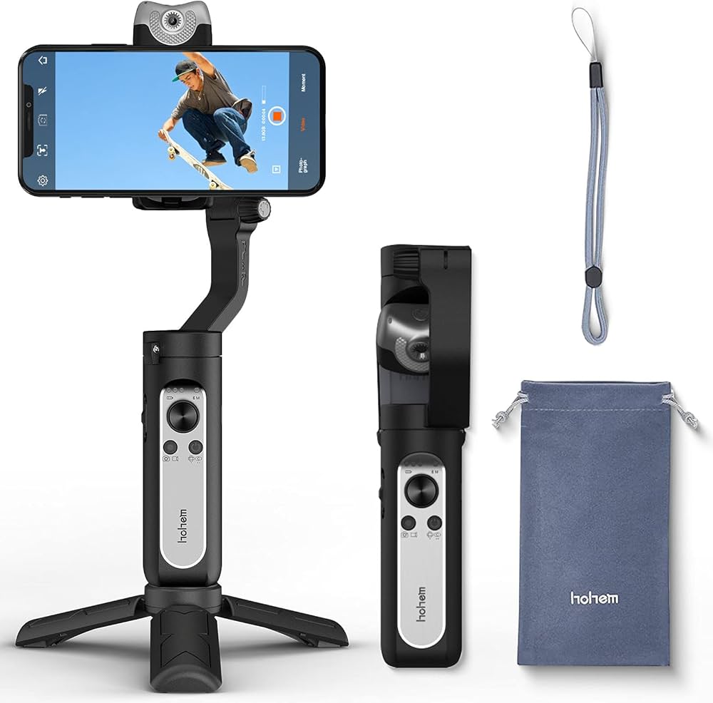 Amazon.co.jp: Hohem iSteady V2 3軸折りたたみ式ジンバル