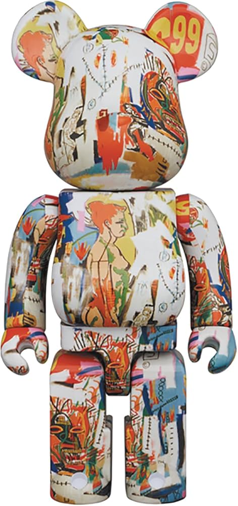 Amazon.com: Medicom Andy Warhol x Jean-Michel Basquiat #4 1000% Be