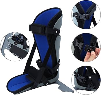 Amazon.co.jp: 足首装具サポート、下垂足スプリントガード捻挫装具