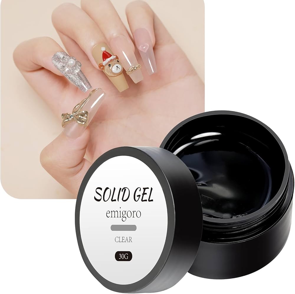 Amazon.co.jp: emigoro ジェルネイル ネイルチップ用グルー 粘土ジェル