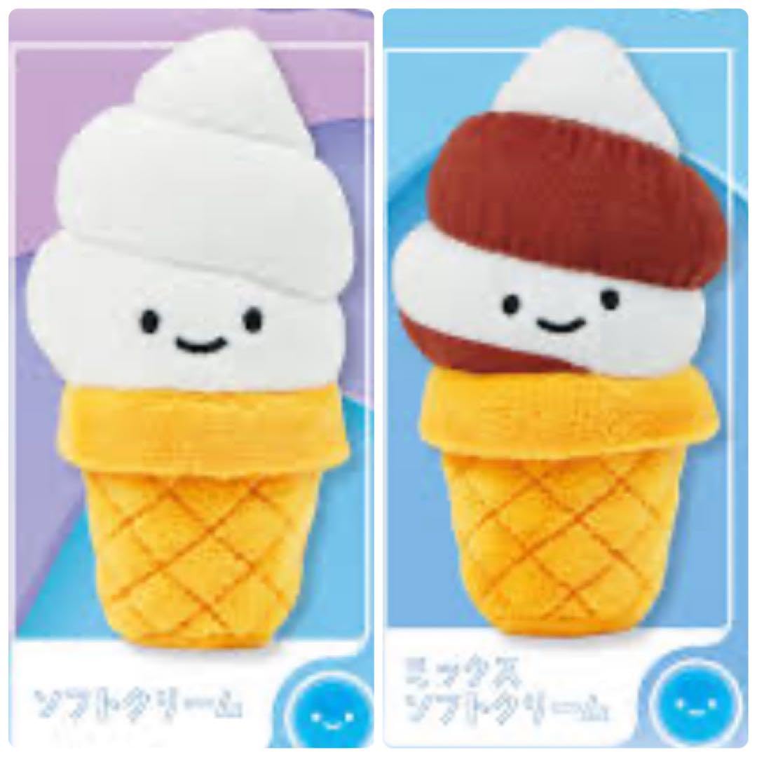 Amazon.co.jp: 最新ガチャ にっこりーノ アイスのぬいぐるみ ソフト