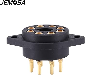 Amazon.co.jp: JEMOSA EIZZ 8ピン 真空管ソケット 2個 KT88 EL34 5AR4