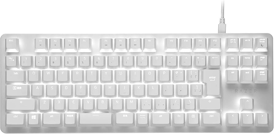 Amazon.co.jp: Razer BlackWidow Lite JP Mercury White メカニカル