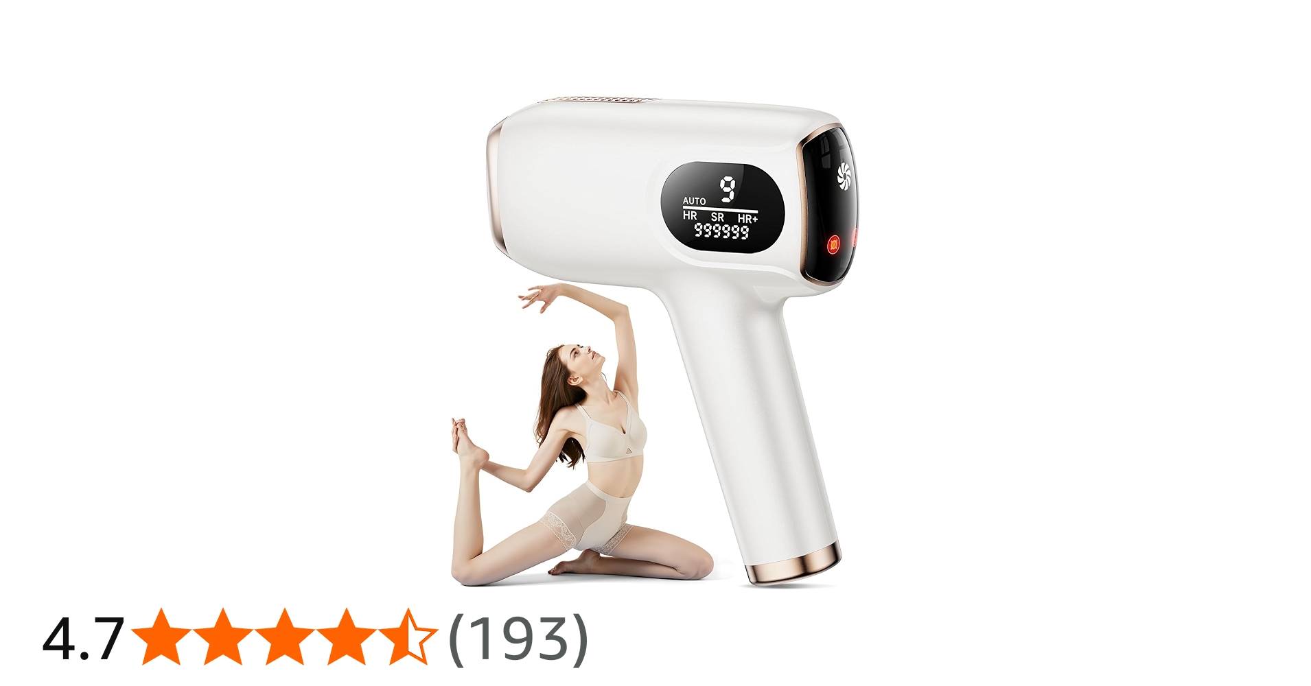 Amazon | 脱毛器【サロン級IPL光技術/刺激レス】VIO対応 髭 家庭用 顔