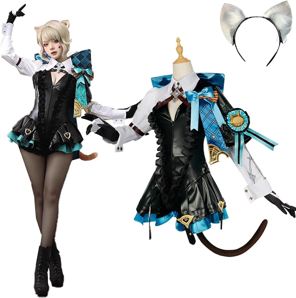Amazon.co.jp: [猫と三町目] 原神 コスプレ リネット 胡桃 大人用 蛍