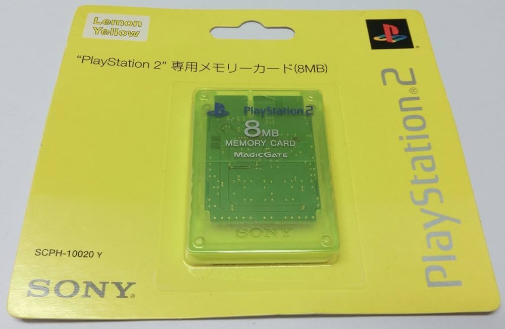 Amazon | Playstation 2 専用メモリーカード (8MB) レモン・イエロー